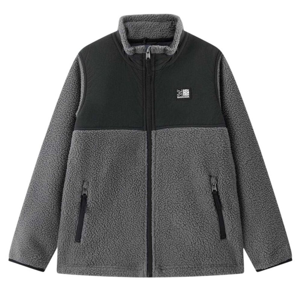 Karrimor Childrens/Kids Basecamp Polyester Fleece Jacket / Charcoal Black